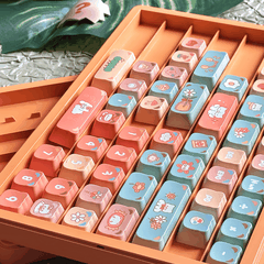Keycap NDN Citrus Bear PBT Dye-sub PDA Profile
