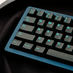 Keycap Aifei ABS Semi-transparent Blue Cyan ABS Double-shot Cherry Profile