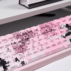 Keycap CMK Makima Sakura PBT Dye-sub Cherry Profile