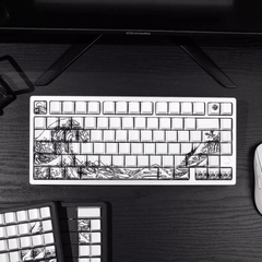 Keycap CMK Wave of Kanagawa PBT Dye-sub Cherry Profile