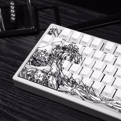 Keycap CMK Wave of Kanagawa PBT Dye-sub Cherry Profile