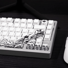 Keycap CMK Wave of Kanagawa PBT Dye-sub Cherry Profile