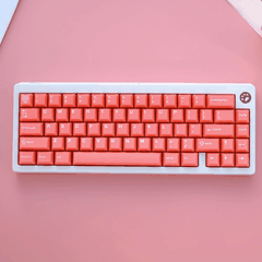 Keycap Aifei Semi-transparent Orange Red ABS Double-shot Cherry Profile