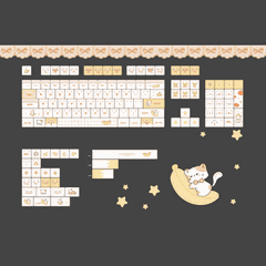 Keycap NDN Banana Cat PBT Dye-sub PDA Profile