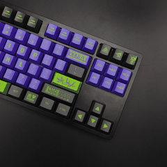 Keycap Eva-01 PBT Dye-sub Cherry Profile