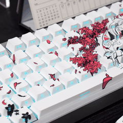 Keycap CMK Makima Fox Masked PBT Dye-sub Cherry Profile