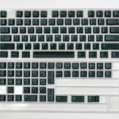 Keycap Aifei ABS Semi-transparent Blue Cyan ABS Double-shot Cherry Profile