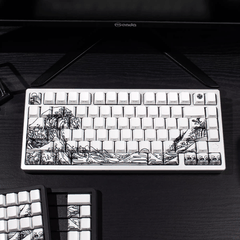 Keycap CMK Wave of Kanagawa PBT Dye-sub Cherry Profile
