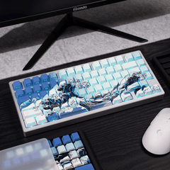 Keycap CMK Wave of Kanagawa PBT Dye-sub Cherry Profile