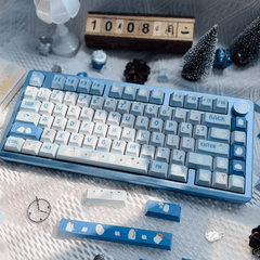 Keycap Blue Ghost PBT Dye-sub Cherry Profile