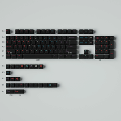 Keycap CMK PBT Midnight Rainbow PBT Dye-sub Cherry Profile