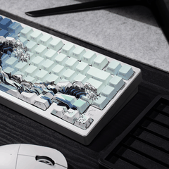Keycap CMK Wave of Kanagawa PBT Dye-sub Cherry Profile