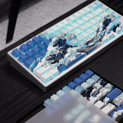 Keycap CMK Wave of Kanagawa PBT Dye-sub Cherry Profile