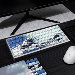 Keycap CMK Wave of Kanagawa PBT Dye-sub Cherry Profile