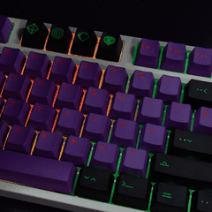 Keycap CMK PBT Eva Mecha-01 PBT Dye-sub Cherry Profile