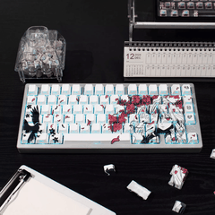 Keycap CMK Makima Fox Masked PBT Dye-sub Cherry Profile