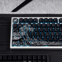 Keycap CMK Wave of Kanagawa PBT Dye-sub Cherry Profile