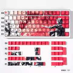 Keycap CMK Makima Sakura PBT Dye-sub Cherry Profile