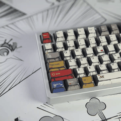 Keycap NDN Comic Style Mix Color PBT Dye-sub Cherry Profile