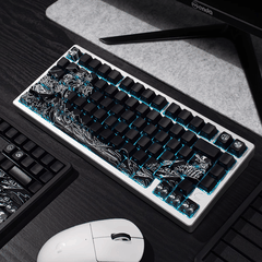 Keycap CMK Wave of Kanagawa PBT Dye-sub Cherry Profile