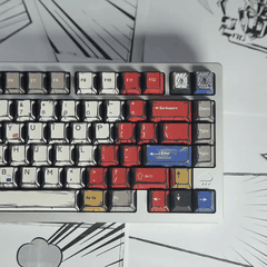 Keycap NDN Comic Style Mix Color PBT Dye-sub Cherry Profile