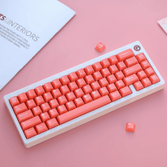 Keycap Aifei Semi-transparent Orange Red ABS Double-shot Cherry Profile