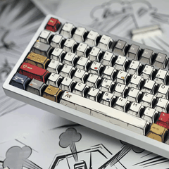 Keycap NDN Comic Style Mix Color PBT Dye-sub Cherry Profile