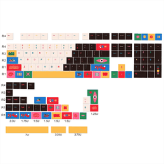 Keycap NDN Motif PBT Dye-sub Cherry Profile