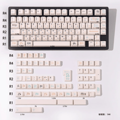 Keycap CMK PBT Unicorn Music PBT Dye-sub Cherry Profile