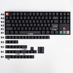 Keycap CMK PBT Black On Gray