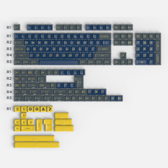 Keycap Aifei ABS Top Gun ABS Double-shot SA Profile