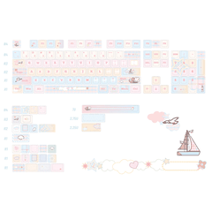 Keycap Sunset Island PBT Dye-sub Cherry Profile