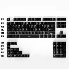 Keycap CMK ABS White on Black (WOB)