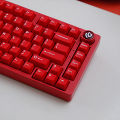 Keycap Aifei ABS Semi-transparent Classic Red ABS Double-shot Cherry Profile