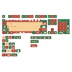 Keycap NDN Christmas Panda PBT Dye-sub PDA Profile