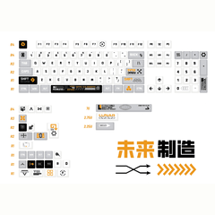 Keycap Future Manufacturing PBT Dye-sub Cherry Profile