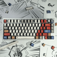 Keycap NDN Comic Style Mix Color PBT Dye-sub Cherry Profile