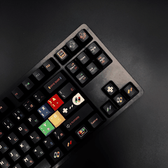 Keycap NDN Retro Game PBT Dye-sub Cherry Profile
