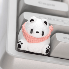 Artisan Bear Wearing A Scarf