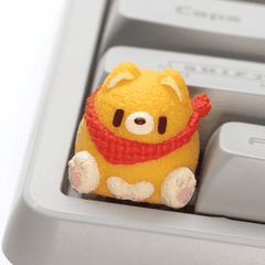 Artisan Bear Wearing A Scarf