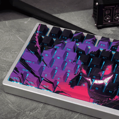 Keycap CMK Pokémon Gengar PBT Dye-sub Cherry Profile