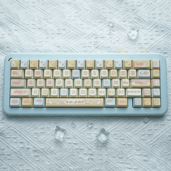 Keycap Rainbow Bunny PBT Dye-sub Cherry Profile