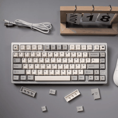 Keycap CMK PBT Retro Japanese Katakana PBT Dye-sub Cherry Profile