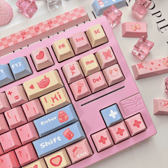 Keycap Lovely Bunny PBT Dye-sub Cherry Profile