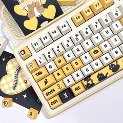 Keycap Graffiti Cat PBT Dye-sub Cherry Profile