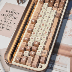 Keycap Caramel Macchiato PBT Dye-sub Cherry Profile