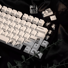 Keycap CMK Makima Flower PBT Dye-sub Cherry Profile