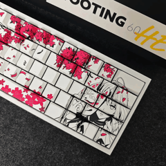Keycap CMK Makima Fox Masked PBT Dye-sub Cherry Profile