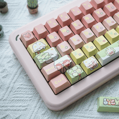 Keycap Lovely Bunny PBT Dye-sub Cherry Profile