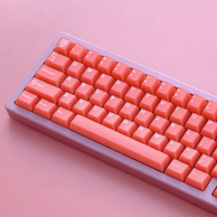 Keycap Aifei Semi-transparent Orange Red ABS Double-shot Cherry Profile